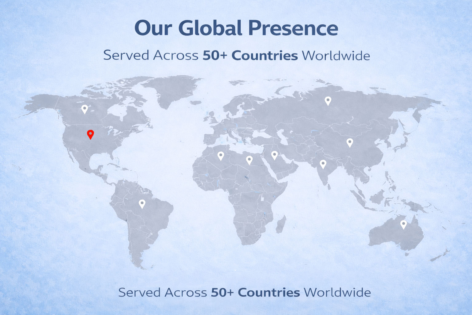 Accredify Global coverage map