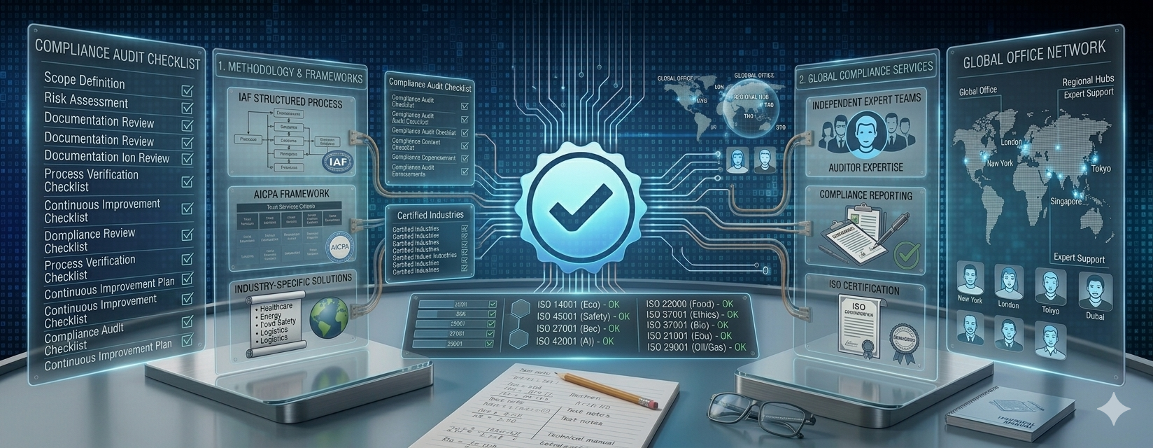 Structured certification methodology and framework-driven audit approach